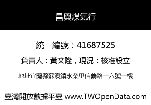 昌興煤氣行