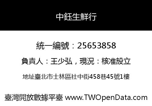 中鈺生鮮行