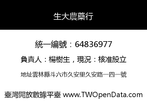 生大農藥行
