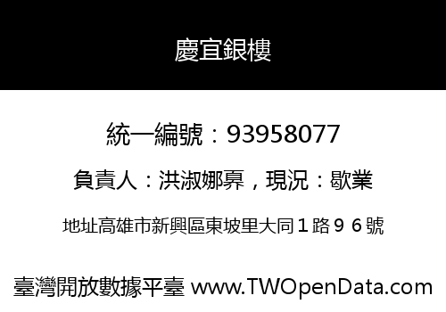 慶宜銀樓