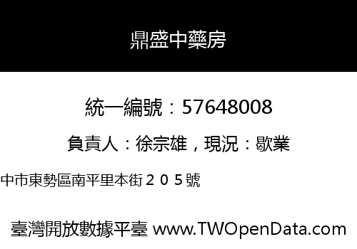 鼎盛中藥房