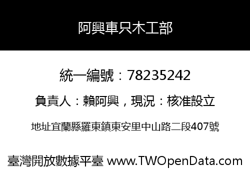 阿興車只木工部