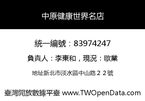 中原健康世界名店