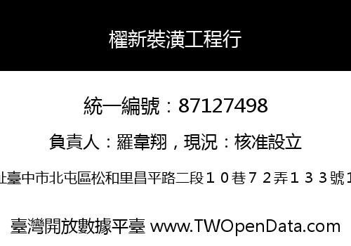 櫂新裝潢工程行