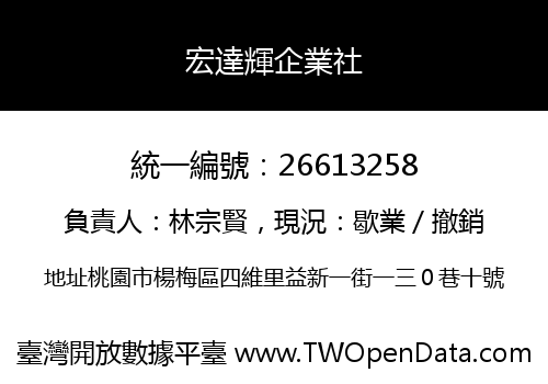 宏達輝企業社