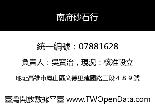 南府砂石行