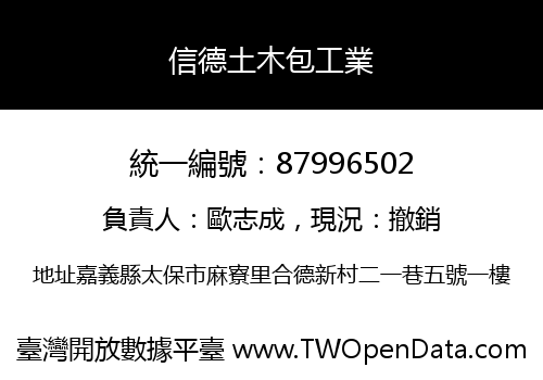 信德土木包工業