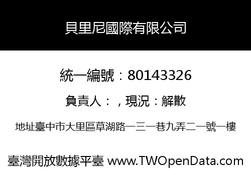 貝里尼國際有限公司
