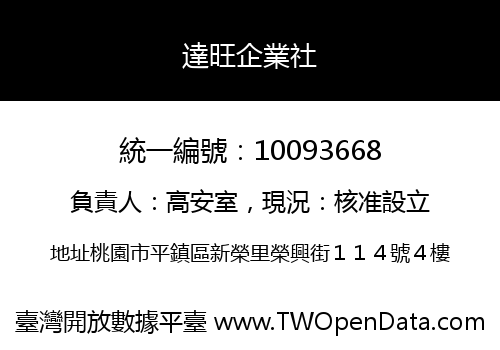 達旺企業社