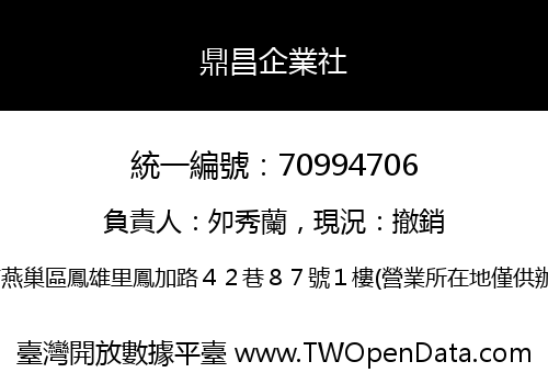 鼎昌企業社