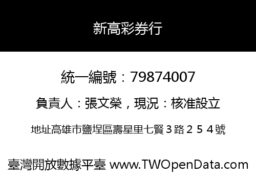 新高彩券行