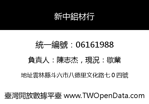 新中鋁材行