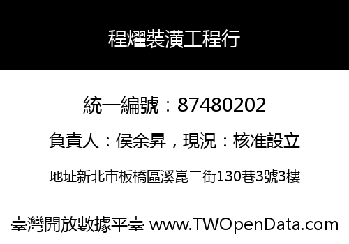 程燿裝潢工程行