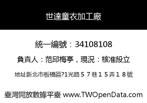 世達童衣加工廠