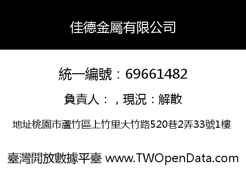 佳德金屬有限公司