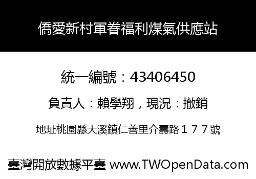 僑愛新村軍眷福利煤氣供應站