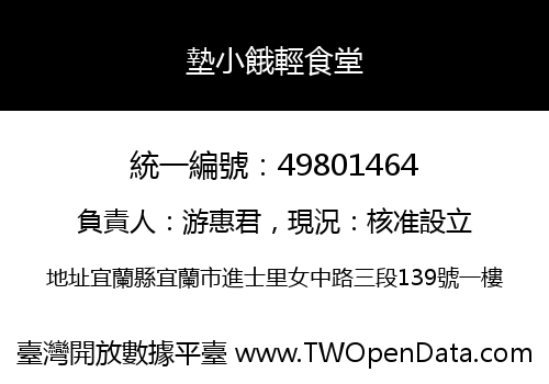 墊小餓輕食堂