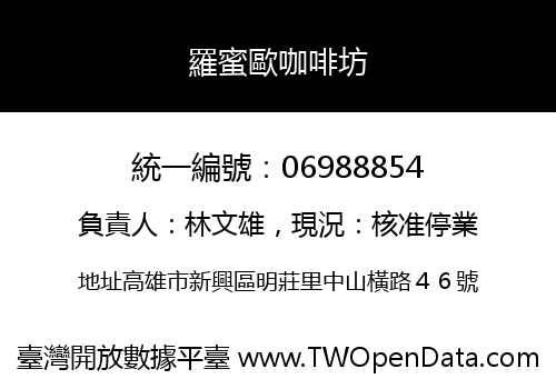 羅蜜歐咖啡坊
