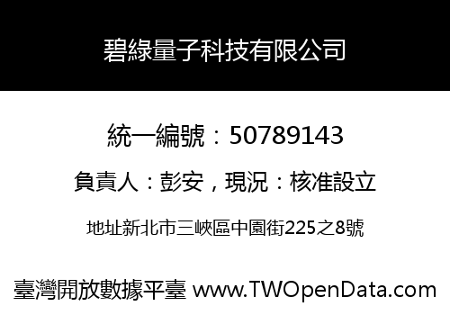碧綠量子科技有限公司