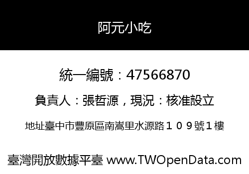 阿元小吃