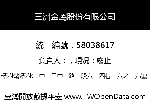 三洲金屬股份有限公司