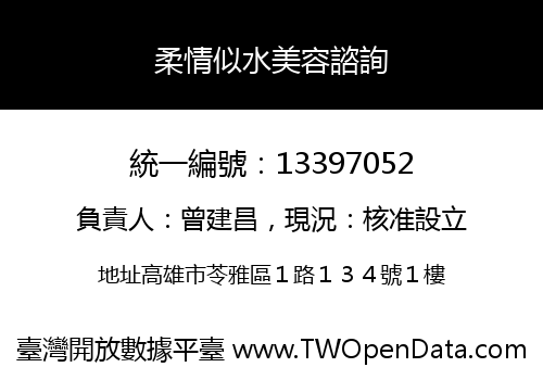 柔情似水美容諮詢