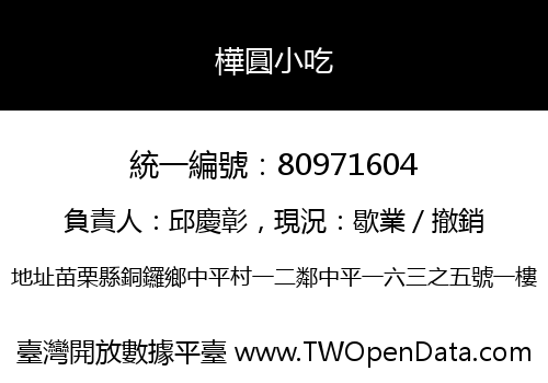 樺圓小吃