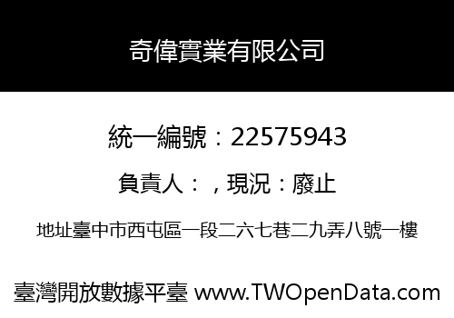 奇偉實業有限公司