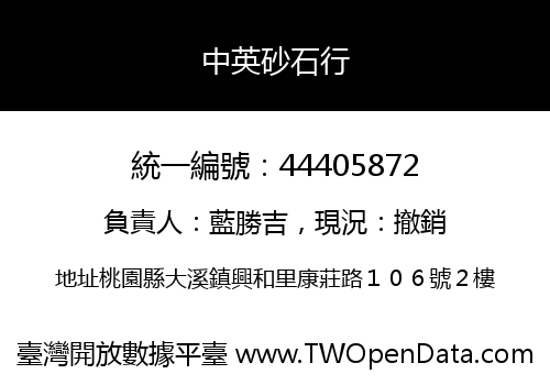 中英砂石行