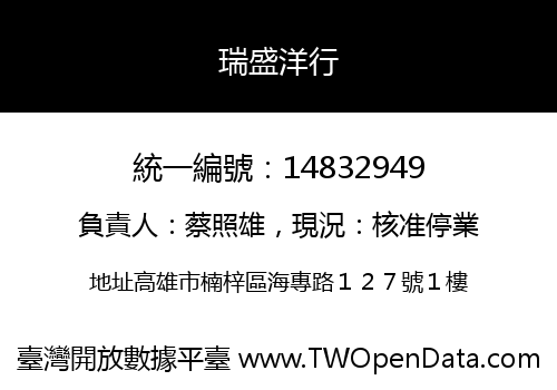 瑞盛洋行