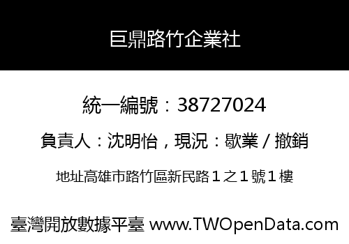 巨鼎路竹企業社