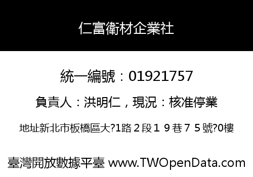 仁富衛材企業社