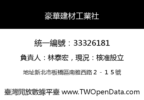 豪華建材工業社