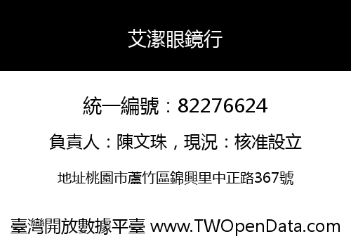 艾潔眼鏡行