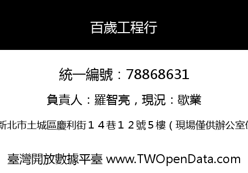 百歲工程行