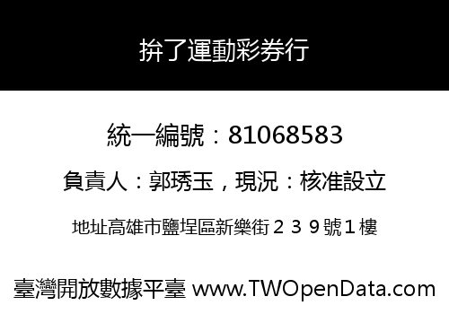 拚了運動彩券行