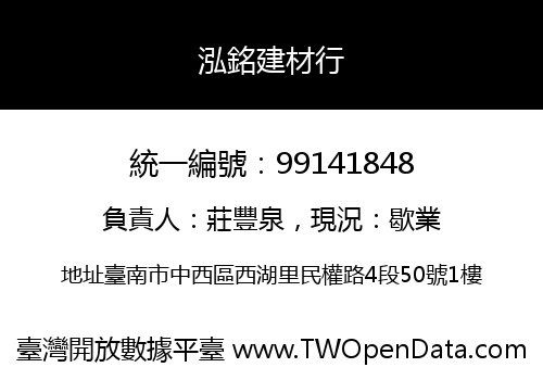泓銘建材行