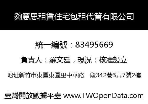 夠意思租賃住宅包租代管有限公司