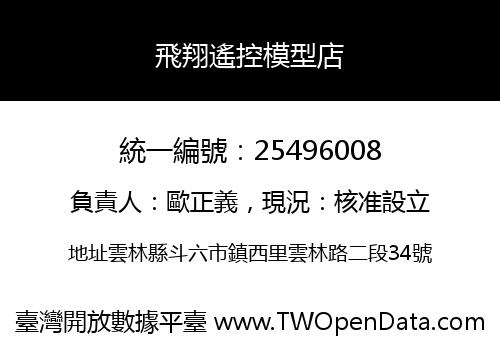 飛翔遙控模型店