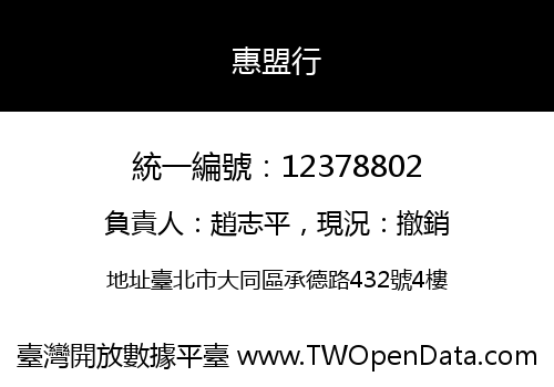 惠盟行