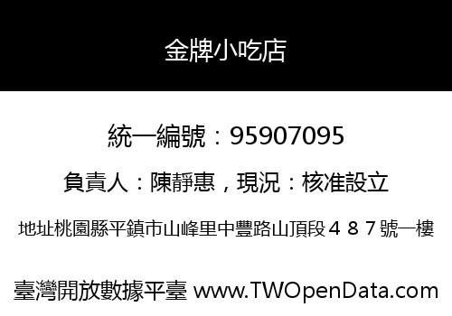 金牌小吃店