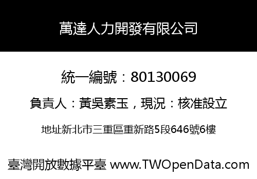 萬達人力開發有限公司