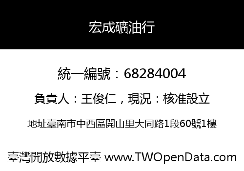 宏成礦油行