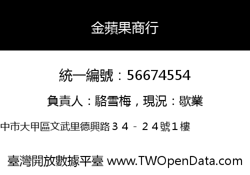 金蘋果商行