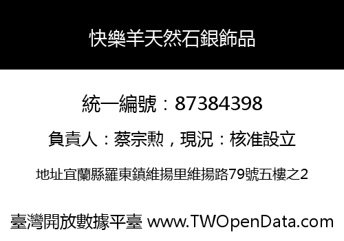 快樂羊天然石銀飾品