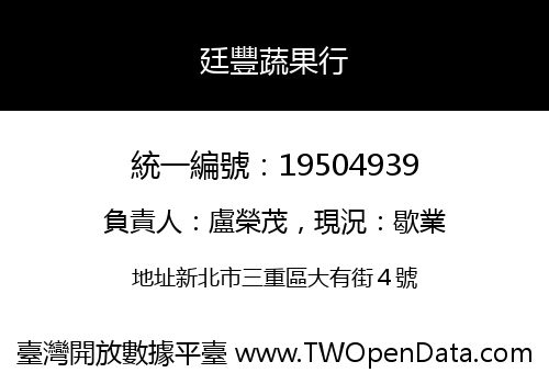 廷豐蔬果行