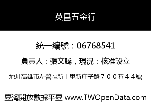 英昌五金行