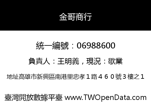 金哥商行