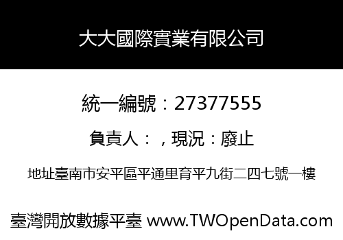 大大國際實業有限公司