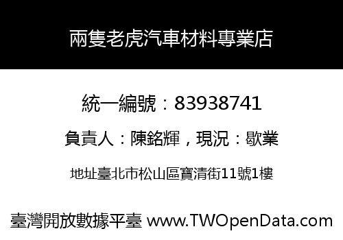 兩隻老虎汽車材料專業店
